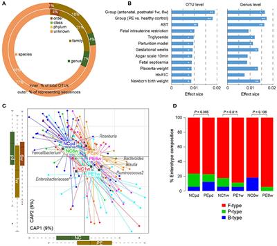 Early-Onset Preeclampsia Is Associated With Gut Microbial Alterations in Antepartum and Postpartum Women